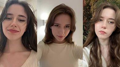 欧美高颜值模特 gina gracia 美乳大长腿勾魂摄魄 手指道具轻扣白虎嫩穴 娇喘撩人！